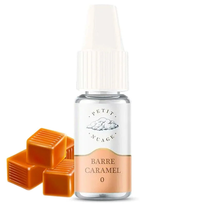 2 achetés = 1 offert ! E-liquide Barre Caramel – Petit Nuage – 10 ml