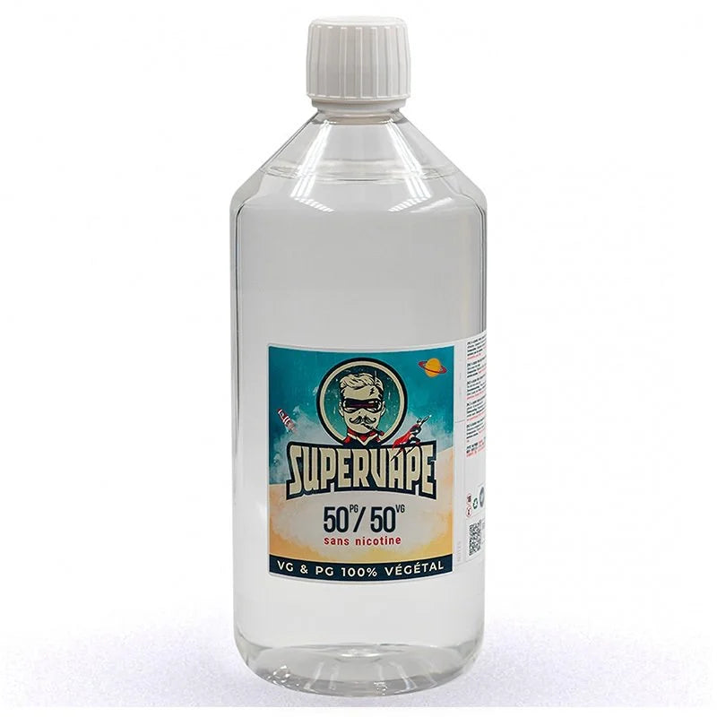 BASE 50/50 SUPERVAPE - 1 LITRE - SANS NICOTINE