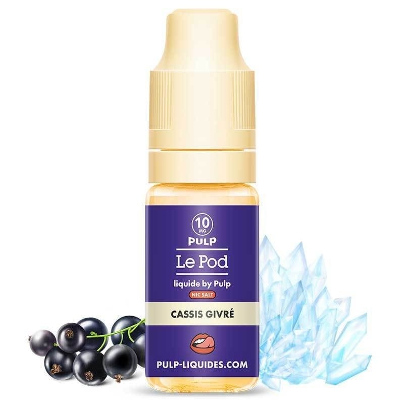 NOUVEAU !! Cassis Givré - Le Pod By Pulp - Sels de Nicotine 10 ml