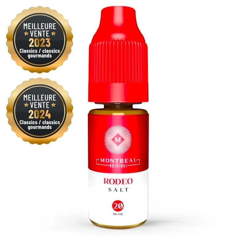 NOUVEAU !! E-Liquide RODEO - Montreal Original - Sels de Nicotine 10 m Vap 'luloin NOUVEAU !! E-Liquide RODEO - Montreal Original - Sels de Nicotine 10 m Vap 'luloin