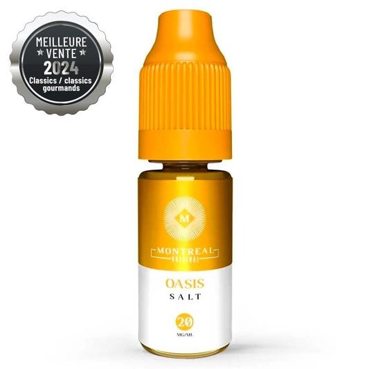 NOUVEAU !! E-Liquide OASIS - Montréal Original - Sels de Nicotine 10 ml