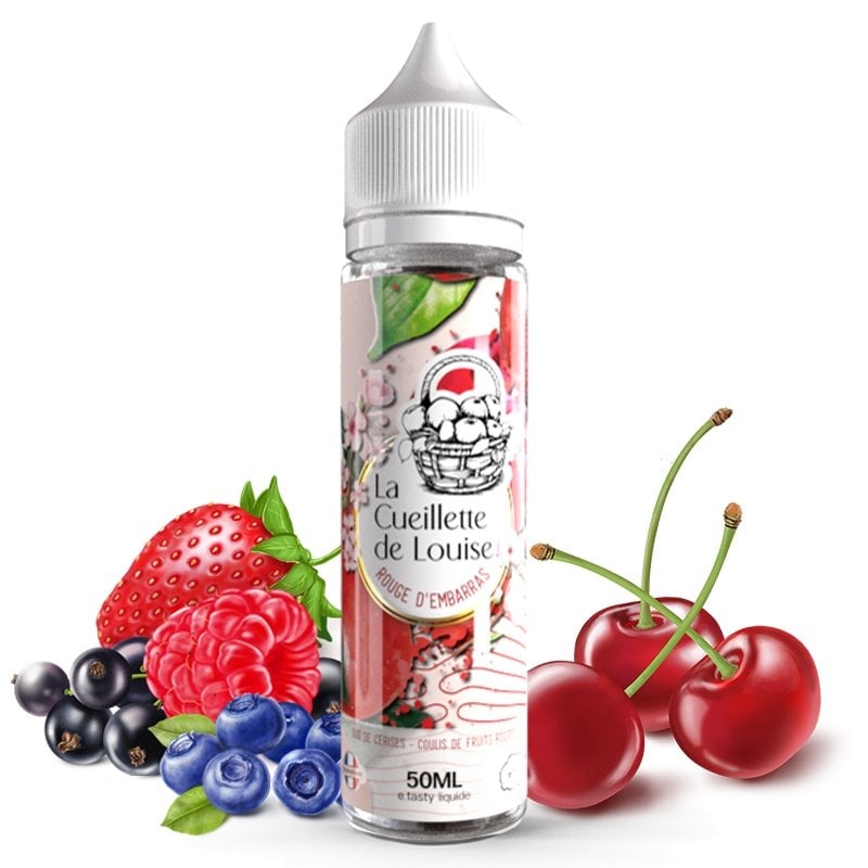 NOUVEAU !! E-Liquide - Rouge d'Embarras - La Cueillette de Louise - 50 ml