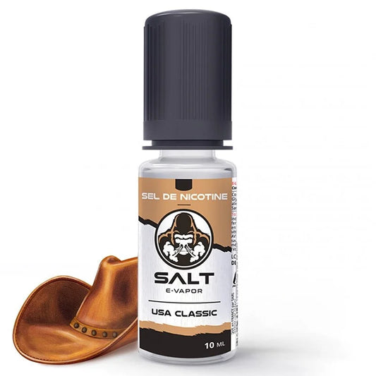 E-liquide USA Classic Salt – E-Vapor – 10 ml